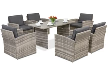 Monaco Premium 6 Garden Point trädgårdsmöbler ljusgrå