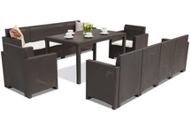 Nebraska Apetito Max 10 brun Bica technorattan möbler