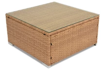 Soffbord i Technorattan Roma Garden Point cappuccino