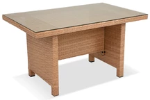 Stort trädgårdsbord i technorattan Parma Garden Point beige