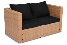 Technorattan 2-sitssoffa Roma Garden Point cappuccino