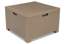 Technorattan Förvaring cappuccino Bica kudde boxbord
