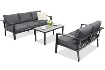 Trädgårdsmöbler i aluminium Sydney Coffee Comfort 5 Garden Point antracit