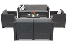 Trädgårdsmöbler i konstrotting Colorado Coffee Box 7 antracit Bica