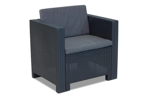 Set Colorado Premium 6 antracit Bica technorattan