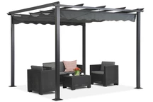 Fristående pergola Tenerife 3 x 3m grå Garden Point