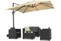 Garden Point beige Siena 3x3m parasoll