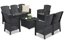 Lido kaffebox 7 antracit Bica trädgårdsmöbler i teknorattan