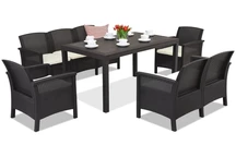 Venezia Apetito 7 Bica brun möbler i teknorattan