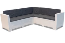 Colorado Hörn Bica technorattan hörn vit