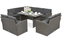 Trädgårdsmöbler Monaco Comida 9 Garden Point antracit