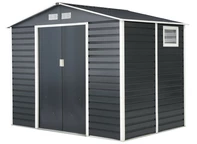 Verktygshus i metall Malmo 2,8 x 1,9 m Store Boss antracit
