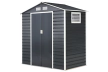 Verktygshus i metall Malmo 2,1 x 1,3 m Store Boss antracit