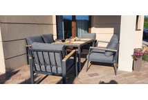 Zakintos Apetito 6 antracit aluminium set Garden Point