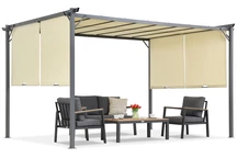 Beige Sevilla 3x4m Garden Point uteplats pergola