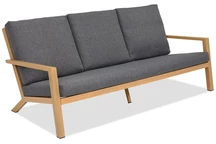 Garden Point Braga Wood trädgårdssoffa med tre sittplatser