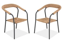 Tarent Garden Point stolset i aluminium - 2 delar