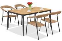 Aluminiummöbler Tarent/Padva för 4 personer Garden Point