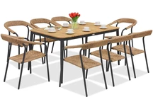 Aluminiummöbler Tarent/Padva för 8 personer Garden Point
