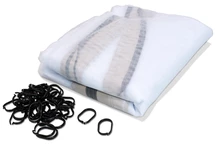 Myggnät för beige Ibiza 3x3 m Garden Point-paviljong