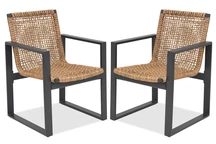 Padua Garden Point stolsgrupp i aluminium - 2 delar