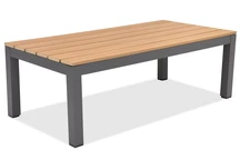 Zakintos soffbord i antracitgrå aluminium Garden Point