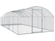 Stor hönsgård i metall 3 x 7,5 Garden Point