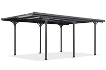 Stort skydd av polykarbonat Montana 3,15 x 5,00 m CoverTech antracit