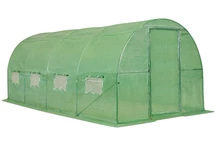 Tunnelväxthus 2,5x5m Garden Point grönt med dörr