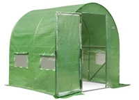 Tunnelväxthus 2x2m Garden Point grönt med dörr
