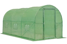 Tunnelväxthus 2x4m Garden Point grönt med dörr