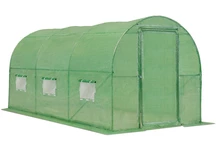 Tunnelväxthus X 2x4,5 m Garden Point grönt med dörr