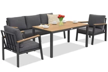 Zakintos Apetito 5 antracit aluminium set Garden Point