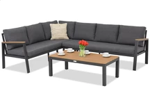 Zakintos Corner 5 antracit aluminium kit Garden Point