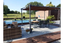 Brun La Palma 3x4m Garden Point terrass pergola