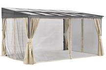 Altantak i aluminium 3 x 4 m Tarragona Premium Garden Point beige