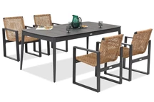 Aluminiummöbler Almada/Padva för 4 personer Garden Point