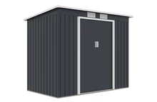 Oklahoma verktygshus i metall 2,16 x 1,3 m Store Boss antracit