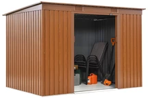 Oklahoma verktygshus i metall 2,6 x 1,8 m Store Boss brun