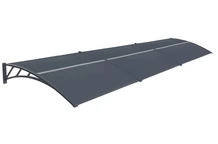 Skärmtak över dörr Tiset 120 x 450cm CoverTech antracit
