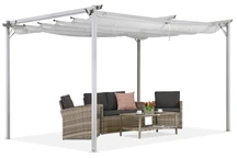Vit La Palma 3x3m Garden Point terrass pergola