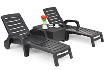 Riva duo antracit Bica technorattan solstolsset