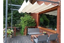 Santana krämfärgat terrasstak 3x3m Garden Point