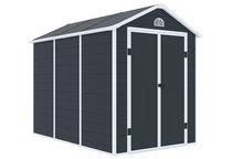 Bergen verktygshus i plast 1,9 x 2,8 m CoverTech antracit