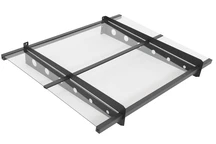 Dörrtak Dortmund 100 x 80 cm CoverTech antracit