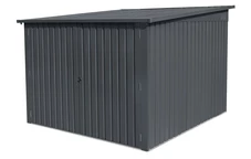 Kansas verktygshus i metall 2,4 x 2,2 m Store Boss antracit