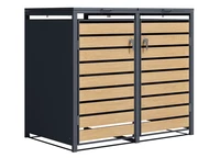 Kapsling för 2 avfallskärl 120l eller 240l Bremen CoverTech