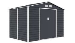 Lahti verktygshus i metall 2,8 x 1,9 m Store Boss antracit