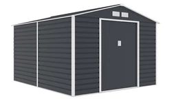 Lahti verktygshus i metall 2,8 x 3,2 m Store Boss antracit