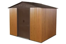 Metallverktygshus Helsingfors 2,4 x 1,7 m Store Boss brons